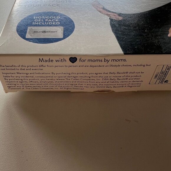 Belly Bandit Belly & Back Maternity Support Belt Basics Black Sz Small - Picture 6 of 8